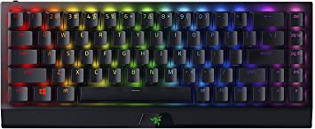 Razer BlackWidow V3 Mini HyperSpeed Wireless Mechanical Gaming Keyboard: Yellow Mechanical Switches- Linear & Silent (Renewed)