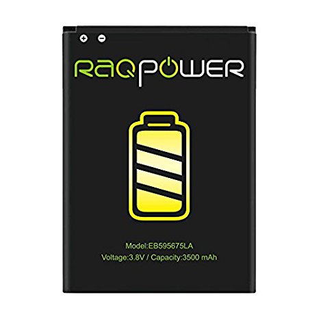 RAQPower EB595675LU 3500 mAh Li-ion Battery EB595675LA Durable For Samsung Galaxy Note 2 SGH-I317