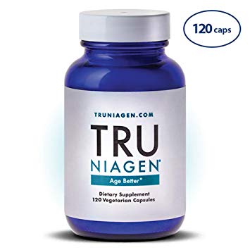 TRU NIAGEN - 60 Day - Vitamin B3 | Advanced NAD  Booster | Nicotinamide Riboside NR | Increases Energy & Promotes Anti Aging - 250mg per Serving (120 capsules/125mg)