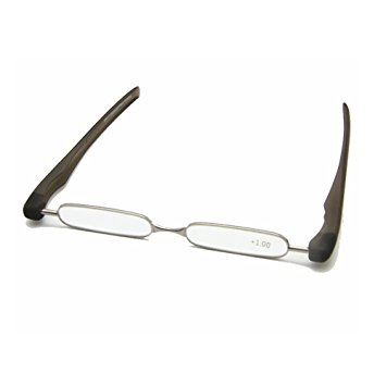 EnzoDate Podreader Folding Reading Glasses, Mini Pocket Reader, Presbyopic Glasses (Strength  1.5, gun)