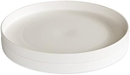 Nordic Ware 8-Inch Lunch Plate, Set of 2, White