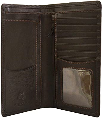 Visconti Heritage-12 Soft Leather Checkbook Wallet