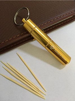 Portable Toothpick box/Aluminum Alloy Pocket Toothpick Holder