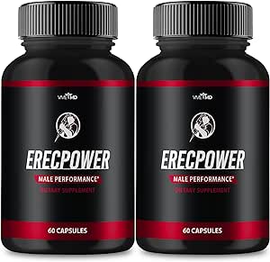 Erecpower Capsules Multivitamin Men Health Supplement, Erecpower Pills Multivitamin Advanced Formula Maximum Strength, Erecpower Natural Support Formula, Erec Power Vitamin Pills Reviews (2 Pack)