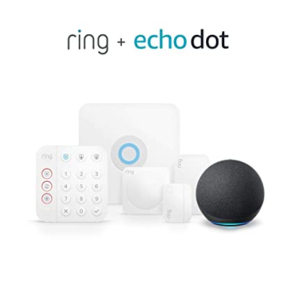 Ring Alarm 5-piece kit (2nd Gen) bundle with All-new Echo Dot (4th Gen)