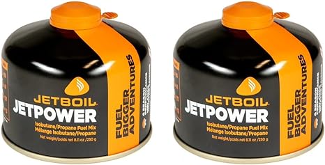 Jetboil Jetpower Fuel, 230 Grams (2 Pack) (2), Liquefied Petroleum Gas