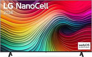 LG Nanocell TV 2024 | 55NANO81 | 55 Pouces | UHD | Processeur α5 Gen7 AI 4K, Bleu foncé