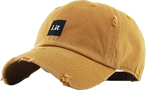 KBETHOS Lit Patch Dad Hat Baseball Cap Polo Style Unconstructed Cotton Adjustable