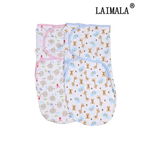 LAIMALA Baby Swaddle Blankets Soft Cotton Blankets for Nursery Sets