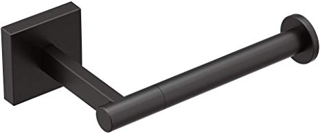 Moen BP1808BL Triva Single-Post Toilet Paper Holder, Matte Black