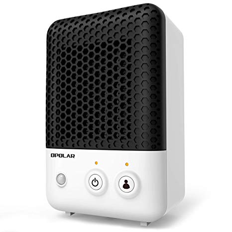 OPOLAR Mini Ceramic Heater with Infrared Human Sensor Feature, 600 W Heating for Small Room, Office,Desk,Personal or Other Cubic Space,Powerful and Portable, Stylish and Silent, ETL Approved