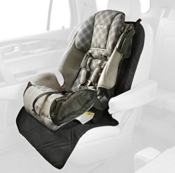 Rumbi Baby Bucket Seat Protector Pad For Carseats With A Lifelong Promise. Black.