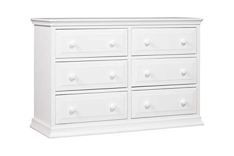 Davinci Signature 6-Drawer Double Dresser, White