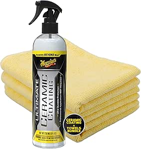 Meguiar's Ultimate Ceramic Coating and Meguiar's X2020 Supreme Shine Microfiber Towels Bundle