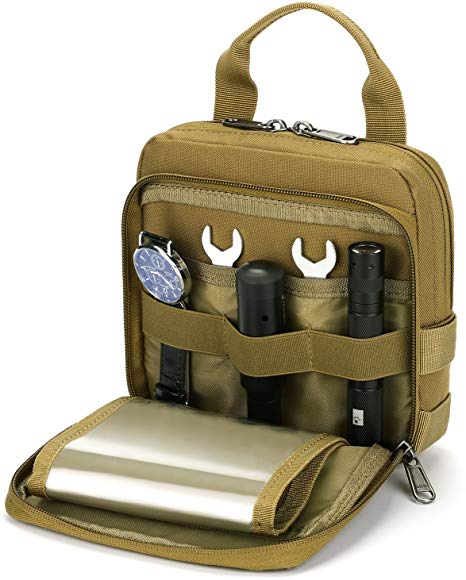 Barbarians Tactical Admin Pouch, MOLLE Military Tool Map Bag Organizer