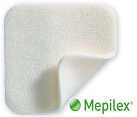 Mepilex 8" x 8" Absorbent Soft Silicone Foam Dressings, 1 Dressing