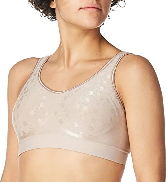 Bali Comfort Revolution Wireless Bra, ComfortFlex Fit Full-Coverage Wirefree Bra for Everyday Comfort, Core Colors