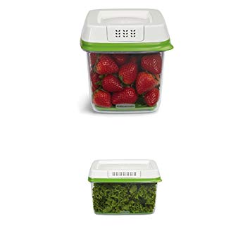 Rubbermaid FreshWorks Produce Saver 3-piece Set, 2 x Medium, 1 x Large