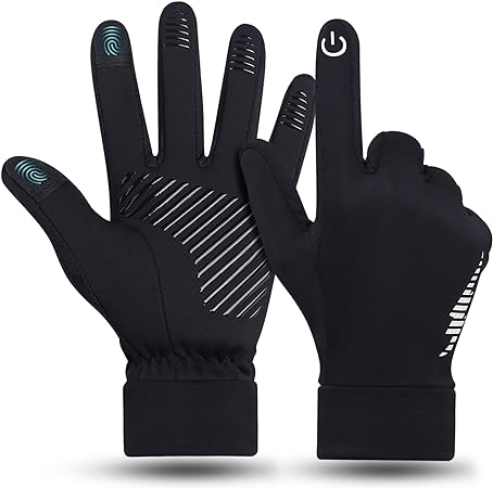 Winter Gloves, MIXMART Touch Screen Gloves for Men and Women Running Gloves Warm Gloves for Cold Weather Driving Riding Cycling