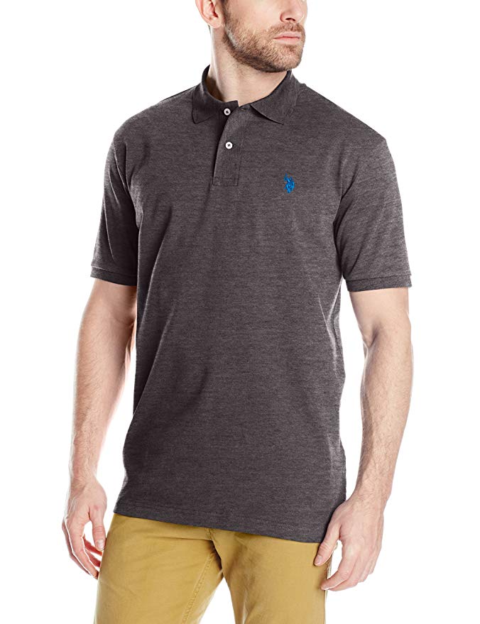 U.S. Polo Assn. Men's Solid Interlock Polo Shirt (Color Group 1 of 2)