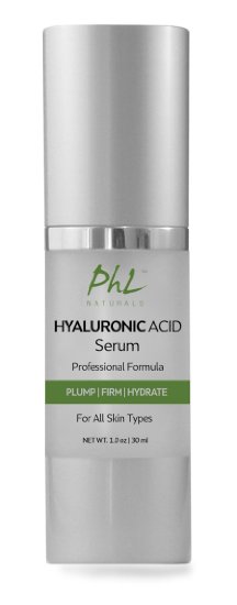 Highest Quality Hyaluronic Acid Serum 100% Pure Hyaluronic Acid and Vitamin C, A, D & E - Get Younger Looking Skin Within Days - Best Anti Wrinkle Moisturizer - Powerful Anti Aging Products - 1 oz