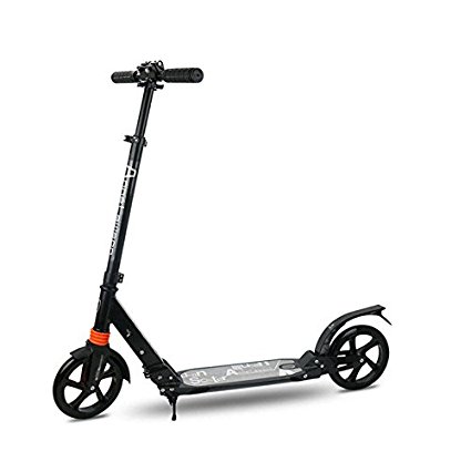 Innotic Kids Adult City Scooter with Large 200mm Wheels with Advanced Spring Comfort Suspension System Kick Stand