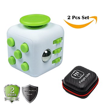KCHKUI Fidget Cube Anxiety Attention Toy With Delicate Box Relieves Stress And Anxiety And Relax for Children and Adults