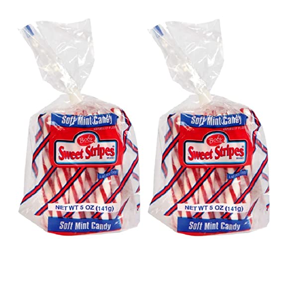 Bob's Sweet Stripes Candy Canes 5 Ounce Peppermint Candy Classic Gift (2 Pack)