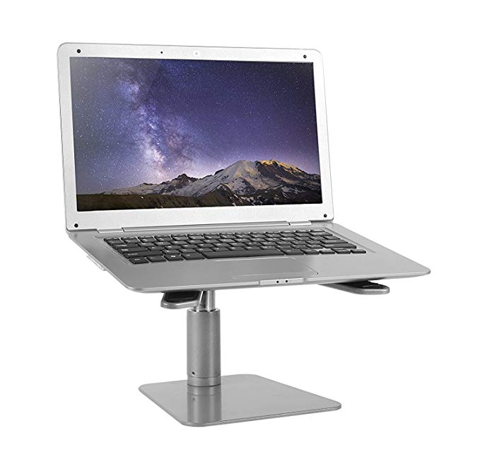 Stepless Slanted Laptop Riser Stand Adjustable Height I Lift and Tilt Your Notebook I Desk Orgainzer