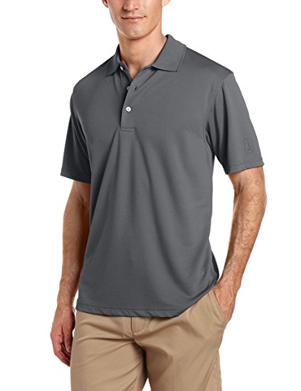 PGA TOUR Men's Short Sleeve Airflux Solid Polo