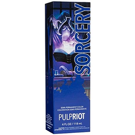 P.R. Pulp Riot Semi-Permanent Hair Color 4oz- Sorcery, 4 Fl Oz (Pack of 1)