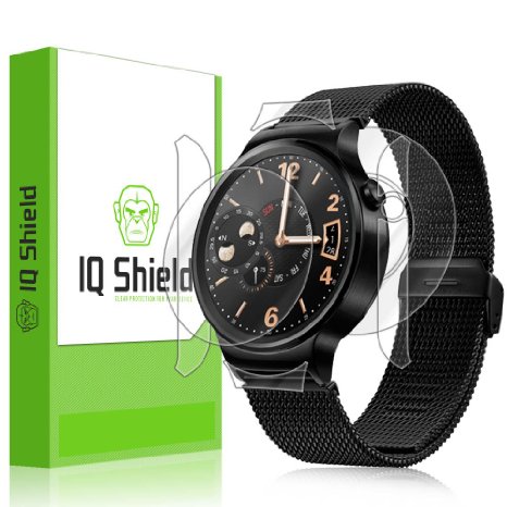 Huawei Watch Screen Protector, IQ Shield® LiQuidSkin Full Body Skin   Full Coverage Screen Protector for Huawei Watch HD Clear Anti-Bubble Film - with Lifetime Warranty