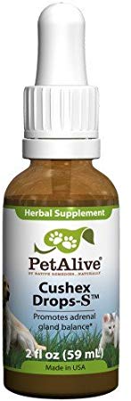 Cushex Drops -S by PetAlive Promotes Healthy Adrenal Gland Balance in Dogs  and Cats 60ml