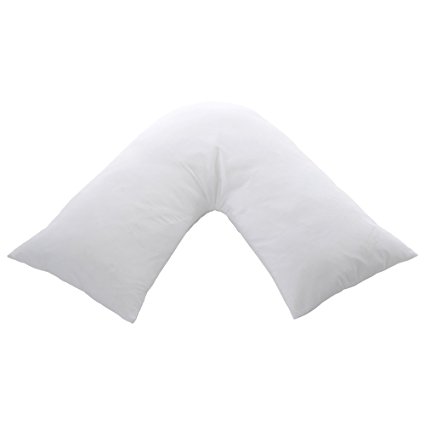 Cheer Collection Alternative Down Premium V Pillow with Zippered Cover