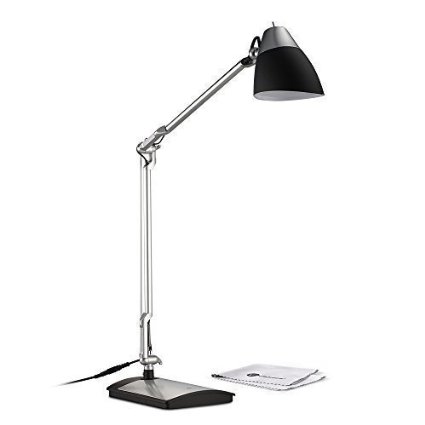 Desk Lamp TaoTronics LED Table Lams Eye-cared Energy efficient and saving Light Swing Arm 6W Brushed-aluminium
