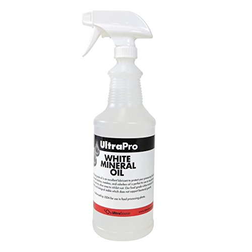 32 oz. Spray Bottle - Food Grade Mineral Oil for Stainless Steel, Cutting Boards and Butcher Blocks, NSF