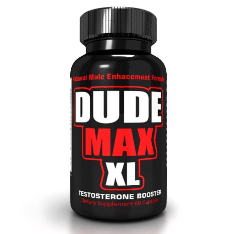 DUDEMAX XL Testosterone Booster - Increase Size Girth Stamina and Overall Male Performance Get The XL Effect with DUDEMAX XL