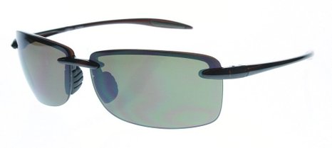 Fiore® Maui Life TR90 Polarized and Non-Polarized Partial Flex Frame Semi Rimless Sunglasses