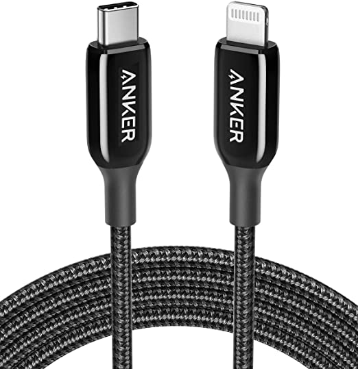 Anker USB C to Lightning Cable Powerline  III MFi Certified Lightning Cable for iPhone 11/11 Pro / 11 Pro Max/X/XS/XR/XS Max / 8/8 Plus/AirPods Pro, Supports Power Delivery (6ft)