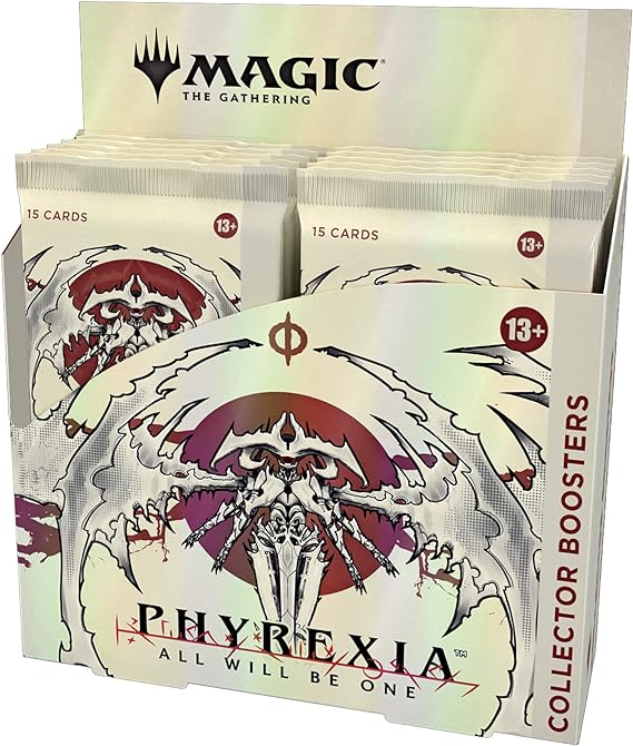 Magic: The Gathering Phyrexia: All Will Be One Collector Booster Box | 15 Count(Pack of 12) (Packaging May Vary)