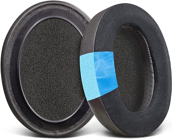 SOULWIT Cooling-Gel Earpads Cushions Replacement for Sennheiser HD650, HD660 S, HD600, HD6XX, HD58X, HD580, HD565, HD545, HD535 Headphones, Ear Pads with Noise Isolation Memory Foam, Added Thickness