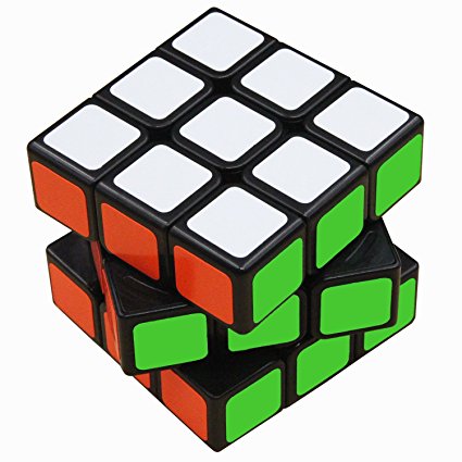 Wellead Speed Cube 3x3x3 Anti-sticky Stickers Magic Cube Toy Puzzle for Kids and Worker