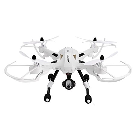 Funmily JJRC Drone 2MP Wifi Camera 4CH 2.4G 6-Axis Gyro Headless Mode One Key Return RC Quadcopter stunt Drone White uav