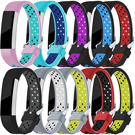 For Fitbit Alta HR and Alta Bands, Maledan Replacement Accessories Wristbands for Fitbit Alta and Alta HR, Large Small 2 Styles