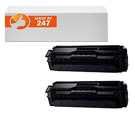 compatible for CLT-K504S compatible 2 Pack Black toner cartridges replacement for Xpress SL-C1810W,SL-C1860FW,CLX-4195FN, CLX-4195FW, CLP-415NW color laser printers