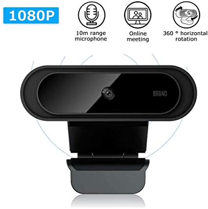 HD Webcam 1080P, USB Desktop Laptop Camera, Digital Web Camera with Stereo Microphone, Stream Webcam for Video Calling and Recording