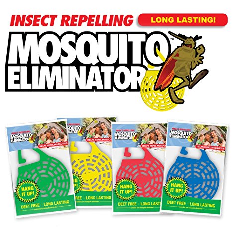 MOSQUITO ELIMINATOR - All Natural Mosquito Repelling Disk - Hang Anywhere! Guaranteed to Work - No Messy Lotions or Sprays - Fast & Easy! 30 Day Money Back Guarantee (20)