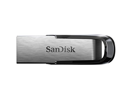 SanDisk Ultra Flair 64 GB up to 150 MB/s Read USB 3.0 Flash Drive - Grey, Black