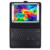 JETech Bluetooth Wireless Keyboard Leather Smart Case with Touchpad for 9 Inch and 10 Inch Tablet PC including Samsung Galaxy Tab 3 Tab 4 Tab A Tab S2 97 101 and More