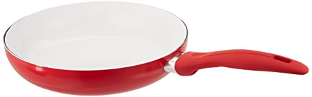 Concord Cookware CF24 Ceramic Coated Non Stick Fry Pan, 9.5-Inch, Red
